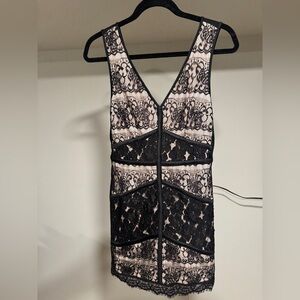 Akira Elegant Black Lace Dress